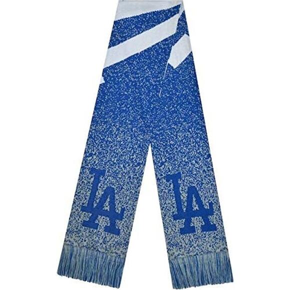 FOCO MLB Unisex Big Logo Matrix Knit Scarf (Los Angeles Dodgers) - Picture 2 of 2